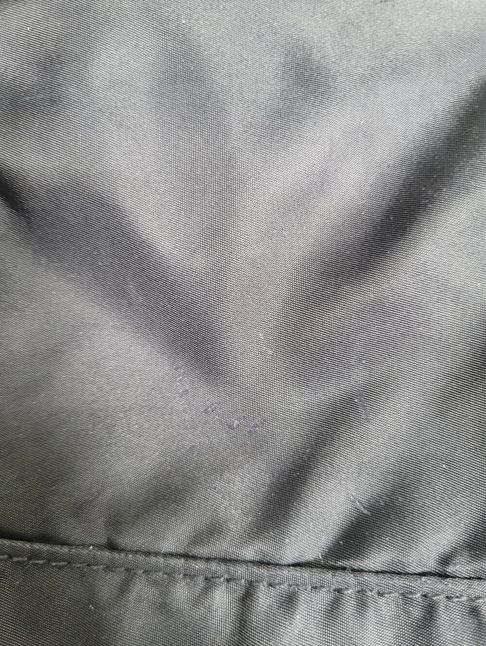 Ralph Lauren Bag Nylon Logo Tote Black Open Top Zip Pocket - Picture 10 of 10